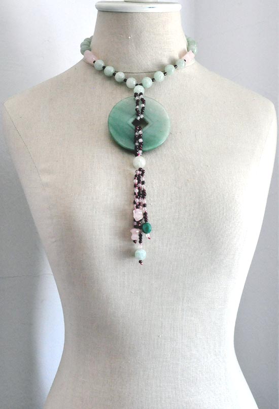 cartier jade bead necklace